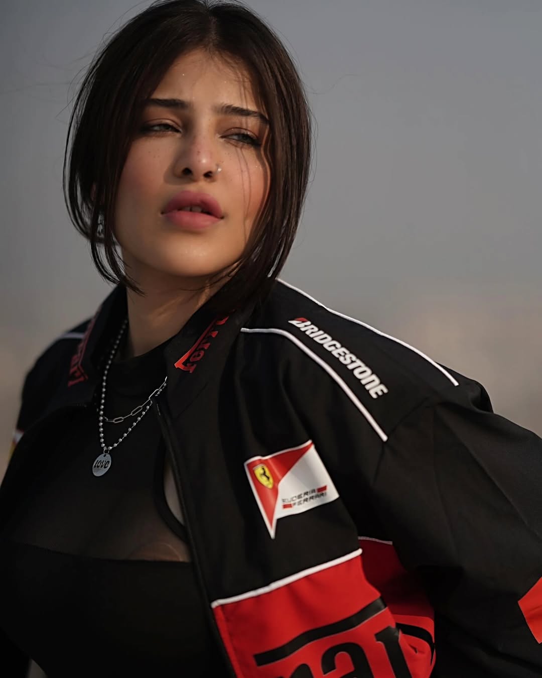 Ferrari Women racing jacket . The Comfortable