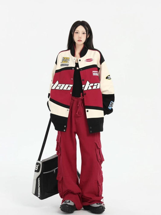 BlackAir Racer Jacket- RED