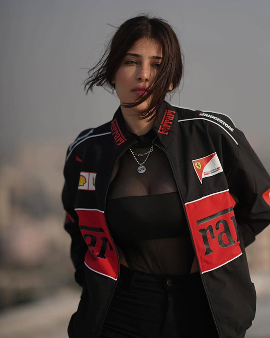 Ferrari Women racing jacket . The Comfortable