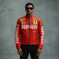 Red Ferrari F1 Racing Leather Jacket | Zenzweave