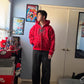 Spider-Man Printed Red Hoodie – Iconic Superhero Streetwear