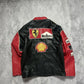 Marlboro F1 Black Leather Racing Jacket